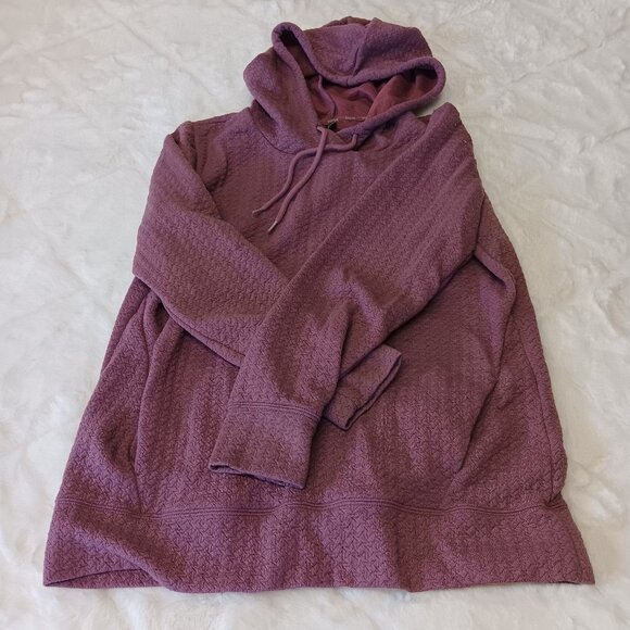 Mauve hooded pullover star pattern RBX - Picture 1 of 11
